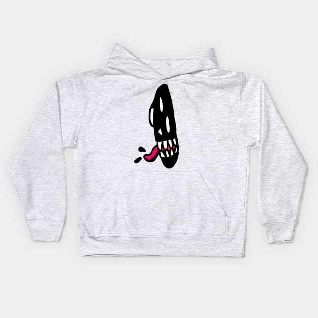 Letter I Kids Hoodie by Gunes Ozcan